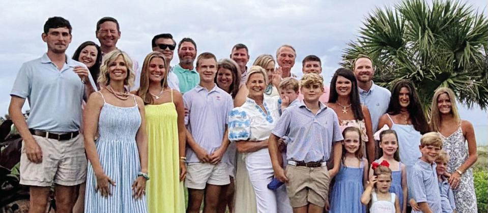 The family at Amelia Island in May . CONTRIBUTED
