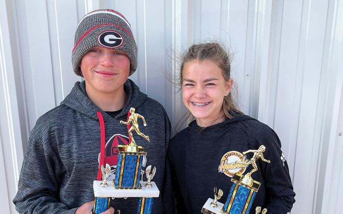 Tyler Marshall and Lilly Palmer