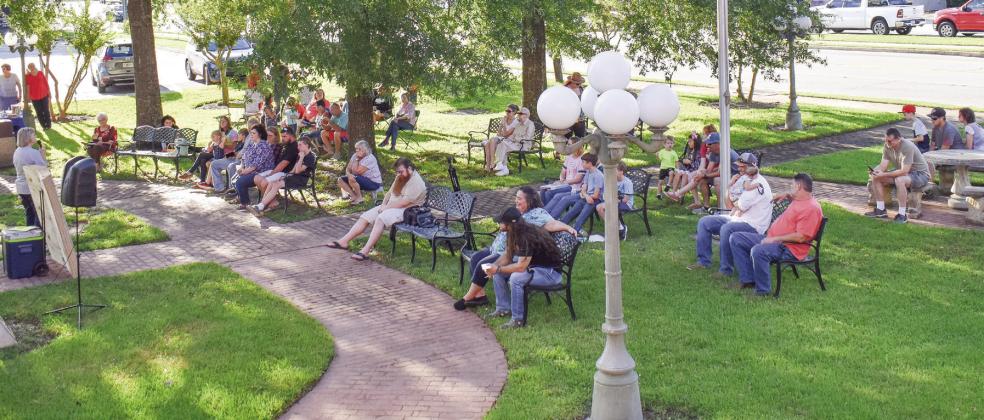A photo of the crowd listening to the Bible being read during the Word of God Speak event a few years ago. CONTRIBUTED
