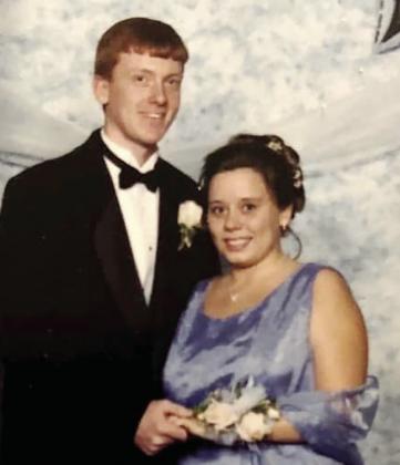 Eric and Amber at her 2000 Senior Prom. CONTRIBUTED