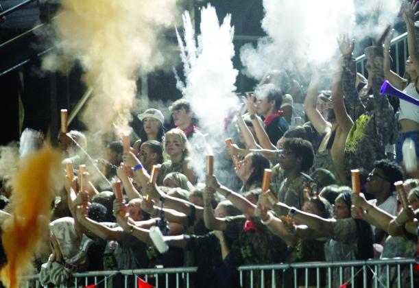 Jones County High School students brought plenty of spirit for the first home game of the 2026 Greyhound football season. SEE FULL COVERAGE IN SPORTS >> PAGE B1 BRAD HARRISON/Staff