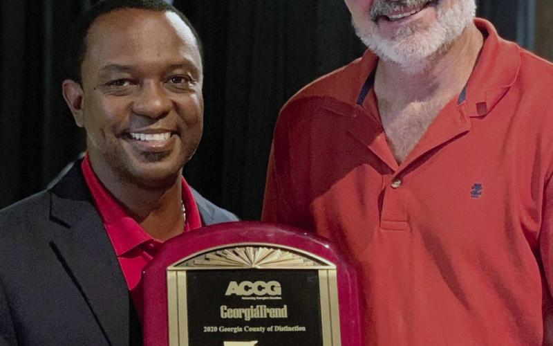 Pitts and Board Chairman Chris Weidner. Jones County was featured in Georgia Trend magazine. CONTRIBUTED
