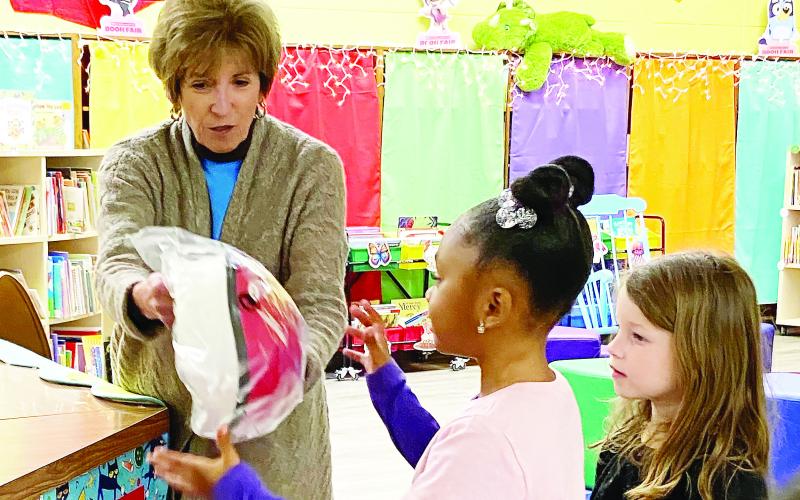 Members of the Pilot Club of Jones County concluded their BrainMinders puppet shows last month at Jones County Pre-K. At the conclusion of the presentations, a total of 248 students received helmets, and an additional 19 helmets were donated for use on the playground riding toys. Students are always given this reminder, “Play Smart, Play Safe and Protect your Brain for Life.” CONTRIBUTED PHOTOS