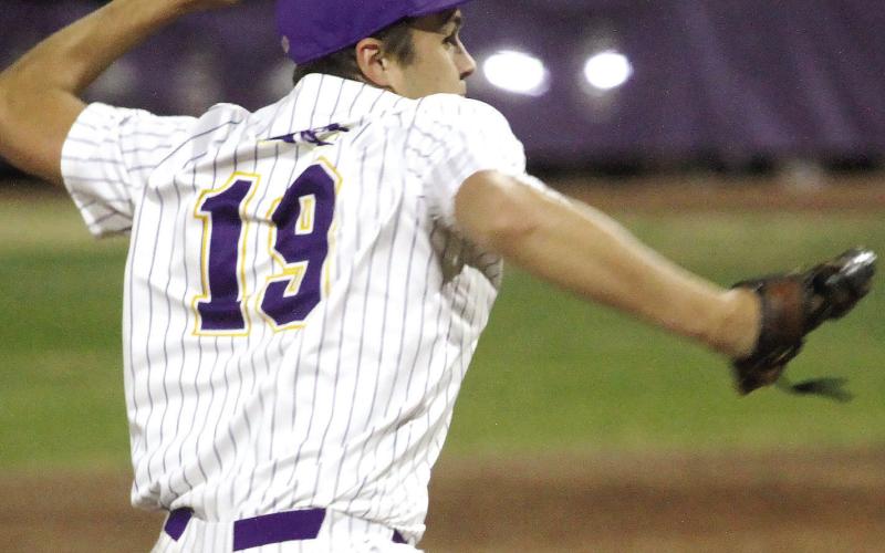 Drew Williams held Houston County to one run in relief work last Tuesday. BRAD HARRISON/Staff