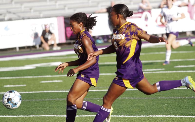 The Lady Hounds ran right past Bleckley County on Thursday, winning 4-0. BRAD HARRISON/ Staff