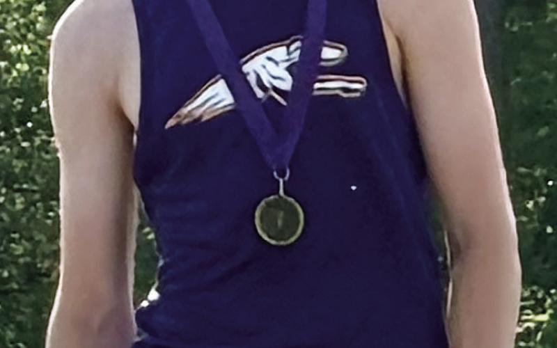 Rhett Renner’s personal-best time of 5:32.94 won a region title last week in the 1600 meter event. CONTRIBUTED