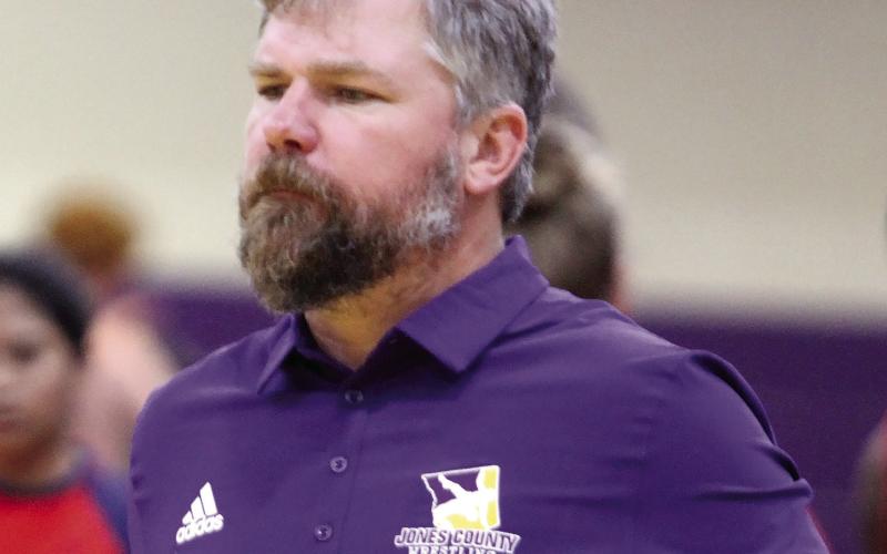 Bryan Ulrich has been elevated to lead the Jones County High School wrestling team holding the same position on the middle school level. BRAD HARRISON/Staff