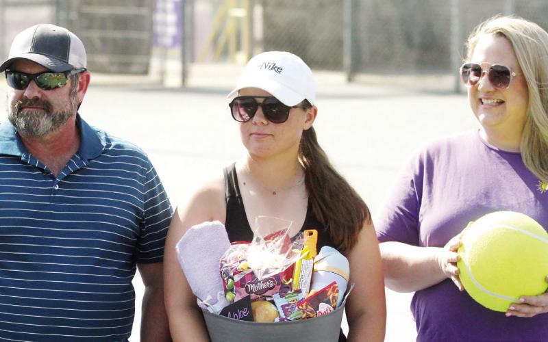 Senior ‘night’ for Tennis