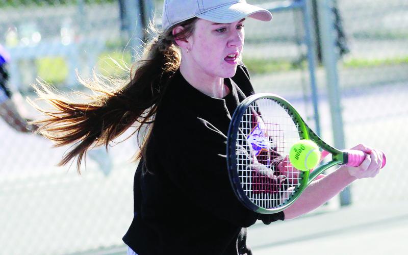 Monday’s win against Hampton gave the Lady Hounds two wins in a row. BRAD HARRISON/Staff