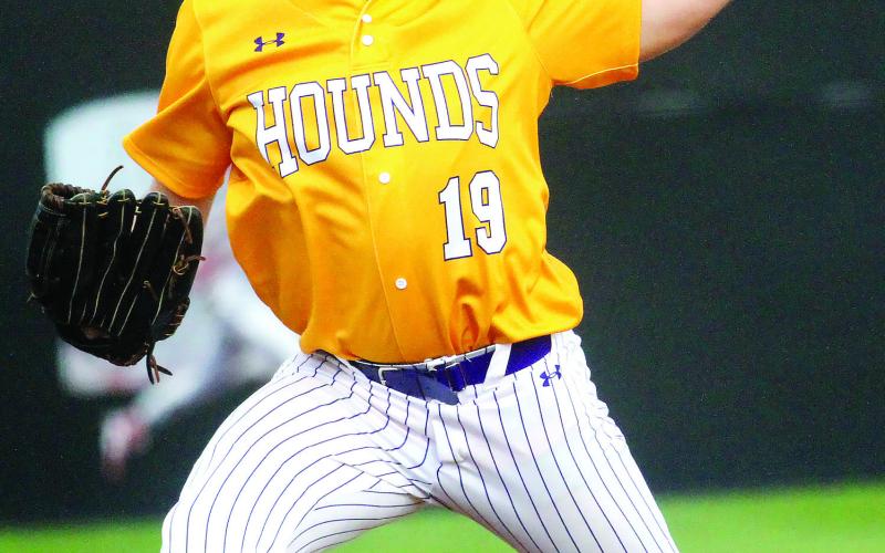Drew Williams came along to pitch in relief last week against Locust Grove. BRAD HARRISON/Staff