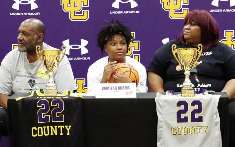 Regarded as the region’s top player this past season, Kamiyah Adams is bound for Georgia Southwestern S tate. LINDSEY THOMAS/Contributed