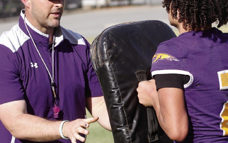 The Greyhounds’ rising freshmen spent last week getting used to the workings of the JCHS football program ahead of summer workouts. Photos by BRAD HARRISON/Staff