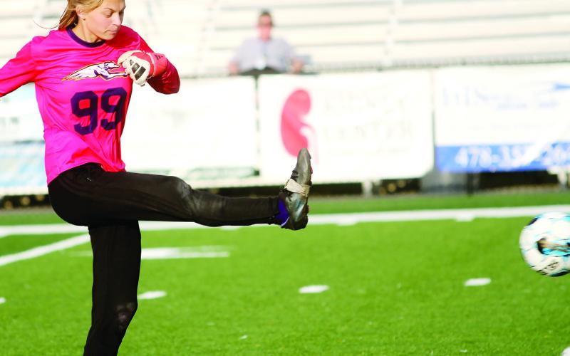 The Lady Hounds’ Daisy Blanton was named region goalkeeper of the year. BRAD HARRISON/STAFF