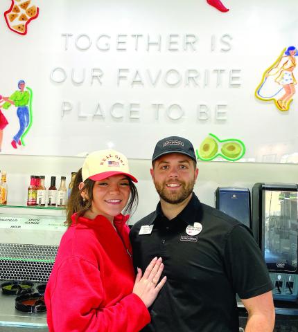 Crissy and Wade Christian inside of the Surcheros of Gray. DEBBIE LURIE-SMITH/Staff