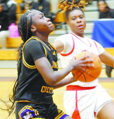 The Lady Greyhounds outscored McDonough and Eagles Landing in the first quarter last week by a combined score of 49-8. BRAD HARRISON/Staff