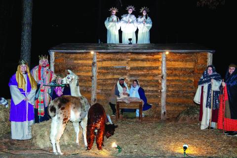 2025 live drive-through Nativity