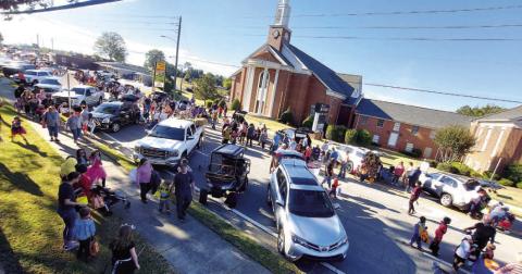 Trick or treaters take over West Clinton Street in Downtown Gray during the Oct. 22, Not So Scary Grayberry Spectacular community event. SEE MORE PHOTOS >> PAGE A7 BRANDY ROUND/Contributed