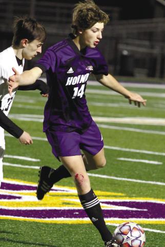 The Greyhounds set the tone early last Tuesday against Union Grove, getting a goal in the opening minutes. BRAD HARRISON/Staff