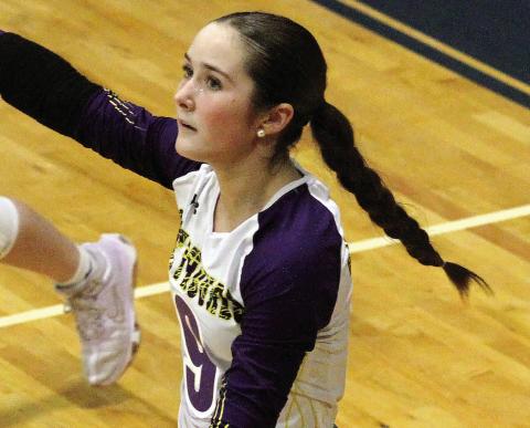 Isabella Bodnarchuk is the first player in volleyball program history to be named to the GACA Georgia Volleyball All Star Games. BRAD HARRISON/Staff