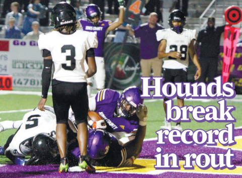 Locust Grove could only stand back and watch on Friday as the Greyhounds rolled to a 62-0 shutout win. BRAD HARRISON/Staff