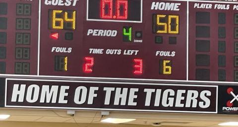 The Greyhounds dominated Tucker in a 64-50 win.