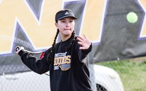 Tennis teams compete in state tournament