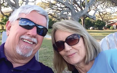 Billy and Fay Mathews at Jekyll Island . CONTRIBUTED