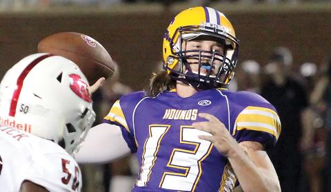 Bradley Hunnicutt is one of the most prolific passers in Greyhound history, having thrown for more than 7,800 yards. FILE PHOTO