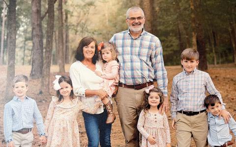 The Weidners with grandchildren in 2020. CONTRIBUTED
