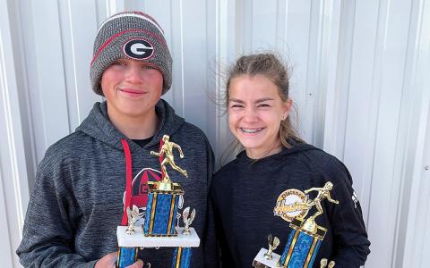 Tyler Marshall and Lilly Palmer