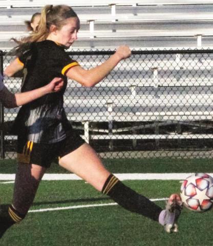 Emily Brennaman will continue her soccer career at Young Harris College. BRAD HARRISON/ S t a ff