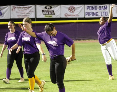The Lady Greyhounds started working toward the official opening of fall sports with Midnight Madness Monday at Jones County High School. SEE MORE COVERAGE IN SPORTS >> PAGE B1 BRAD HARRISON/Staff