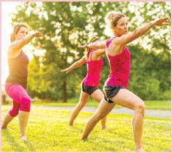 1. Exercise regularly and maintain a healthy weight. Physical activity and monitoring calories can keep weight in check. The Mayo Clinic recommends at least 150 minutes per week of moderate aerobic activity or 75 minutes per week of vigorous aerobic activity. Strength training at least twice a week also is recommended. Being overweight or obese increases a woman’s risk for breast cancer.