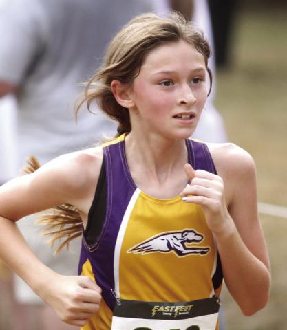Middle school girls first, boys finish second
