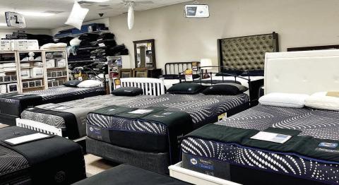 Macon &amp; Robins Bed &amp; Mattress has great brands such as Sealy to help customers find something to fit their sleep needs.