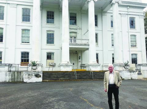 Craig pictured in front of the Powell Building on the Central State Hospital campus. GREENBERRY MOORE/Staff