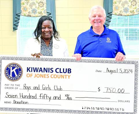 Kiwanis donates to Boys & Girls Club