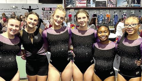 Competing a few hours from home on Saturday, the Gym Hounds returned to Gray with a third-place finish in a competitive field of 11 teams in the Viking Gymnastics Invitational. Autumn Clark was Jones County’s top individual performer with an 8.2 score in the floor routine that earned a third-place finish. CONTRIBUTED