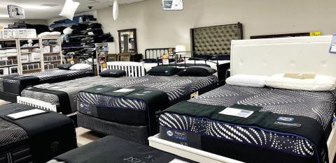 Macon & Robins Bed &amp; Mattress has great brands such as Sealy to help customers find something to fit their sleep needs.