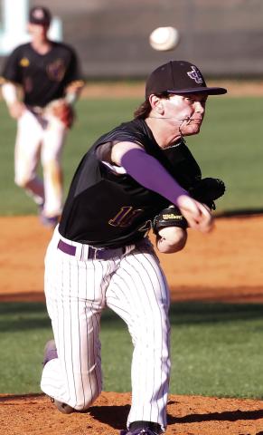 Greyhounds pitcher Dalton Lowe went an excess of five innings for the Greyhounds against the Chiefs. BRAD HARRISON/Staff