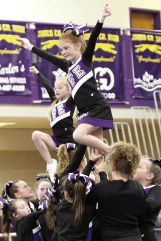 Cheer squads host Friends & Family