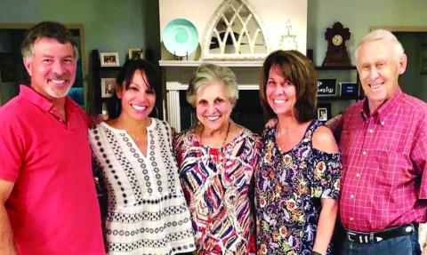 The Smith family in earlier times: (l-r) Stuart, Tonya, Barbara, Jana and Buck. CONTRIBUTED