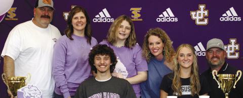 Sullivan, Malone sign college scholarships