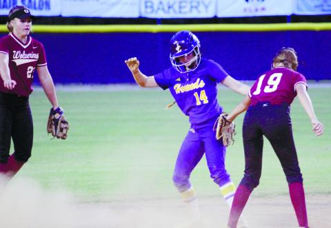 Kimber Kent and the Lady Hounds began super regional play on Monday at Northside Columbus. BRAD HARRISON/Staff