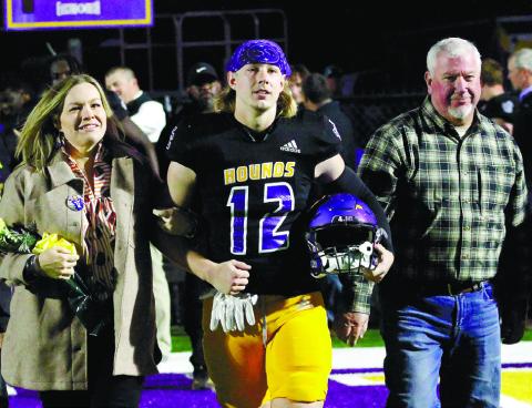 JROTC, marching band, and fall student-athletes were recognized during Thursday’s Senior Night Festivities. BRAD HARRISON/Staff