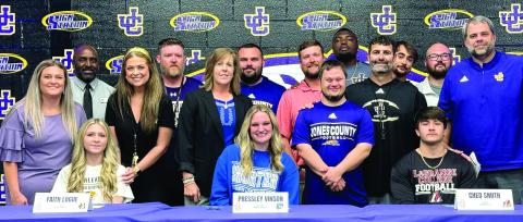 Smith, Vinson and Logue sign scholarships