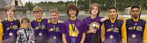 Jones County dominated at last week’s two-mile event in Bleckley County, putting five runners among the top seven finishers. BRAD HARRISON/Staff