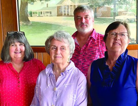 Carol with children Leila (l-r), Waverly and Perrin in 2024. CONTRIBUTED