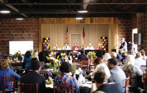 Butler Hall hosted a statewide business and education summit in September and is getting more interest as a wedding venue. COURTESY OF THE LT. GOVERNOR’S PRESS OFFICE