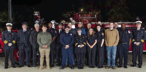 Members of the Gray Fire Department gather before their Dec. 7 banquet and award celebration. CONTRIBUTED